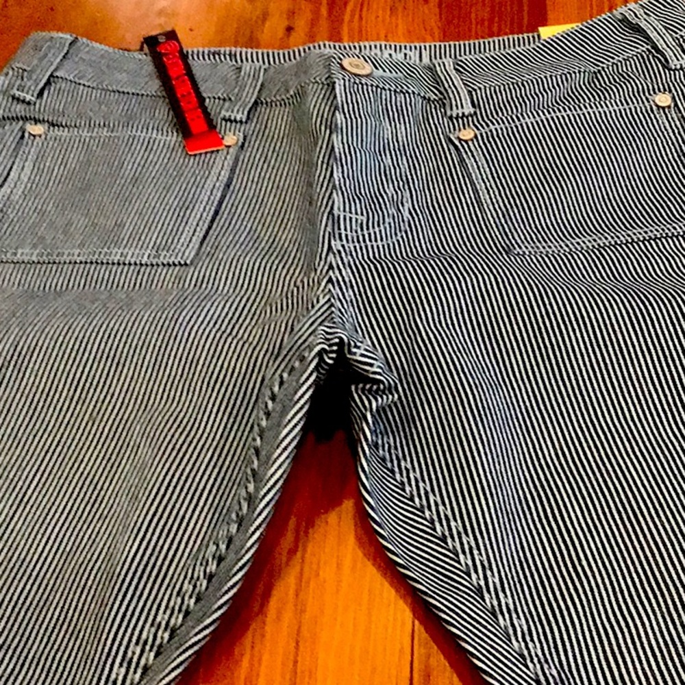 Rock and Roll flare stripe denim
